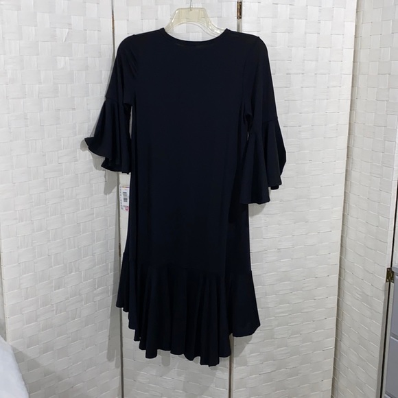 LulaRoe Maurine Dress Size Small, Solid - Black - Picture 2 of 4